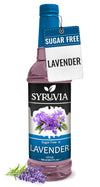 Syruvia Sugar-Free Lavender Syrup - 25.4 fl oz. Premium Coffee Flavoring Syrup. 0 Calories, Kosher, and Gluten-Free. Perfect for