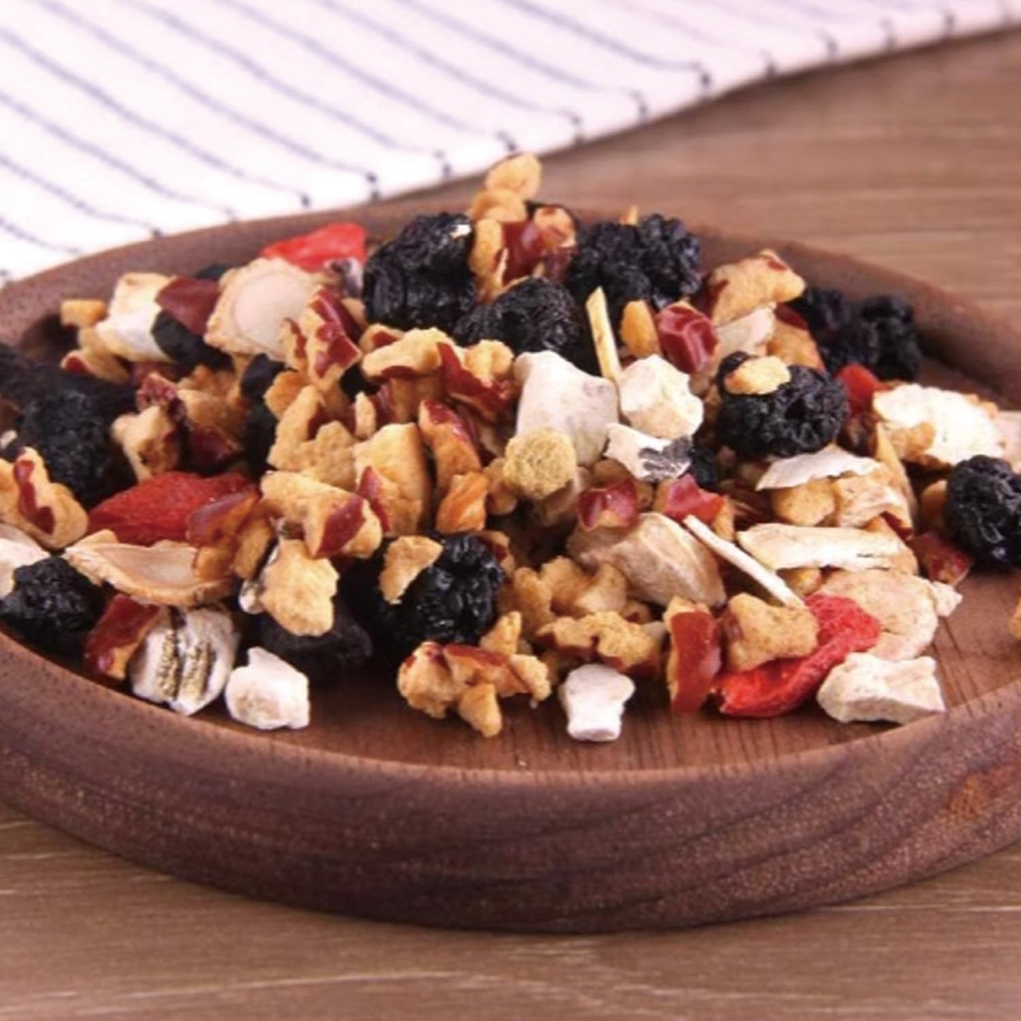 Ginseng Five Treasures Tea - Kidney Tea Wubao Tea, Kidney Cleanse Tea Ginseng Six Treasures Tea, Ginseng Red Date Natural Chines