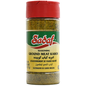Sadaf Ground Meat Kabob Seasoning 3 X 2.5 Oz - Middle Eastern And Mediterranean Kebab Spices And Seasonings Mix - Kosher-(Pack Of 3)