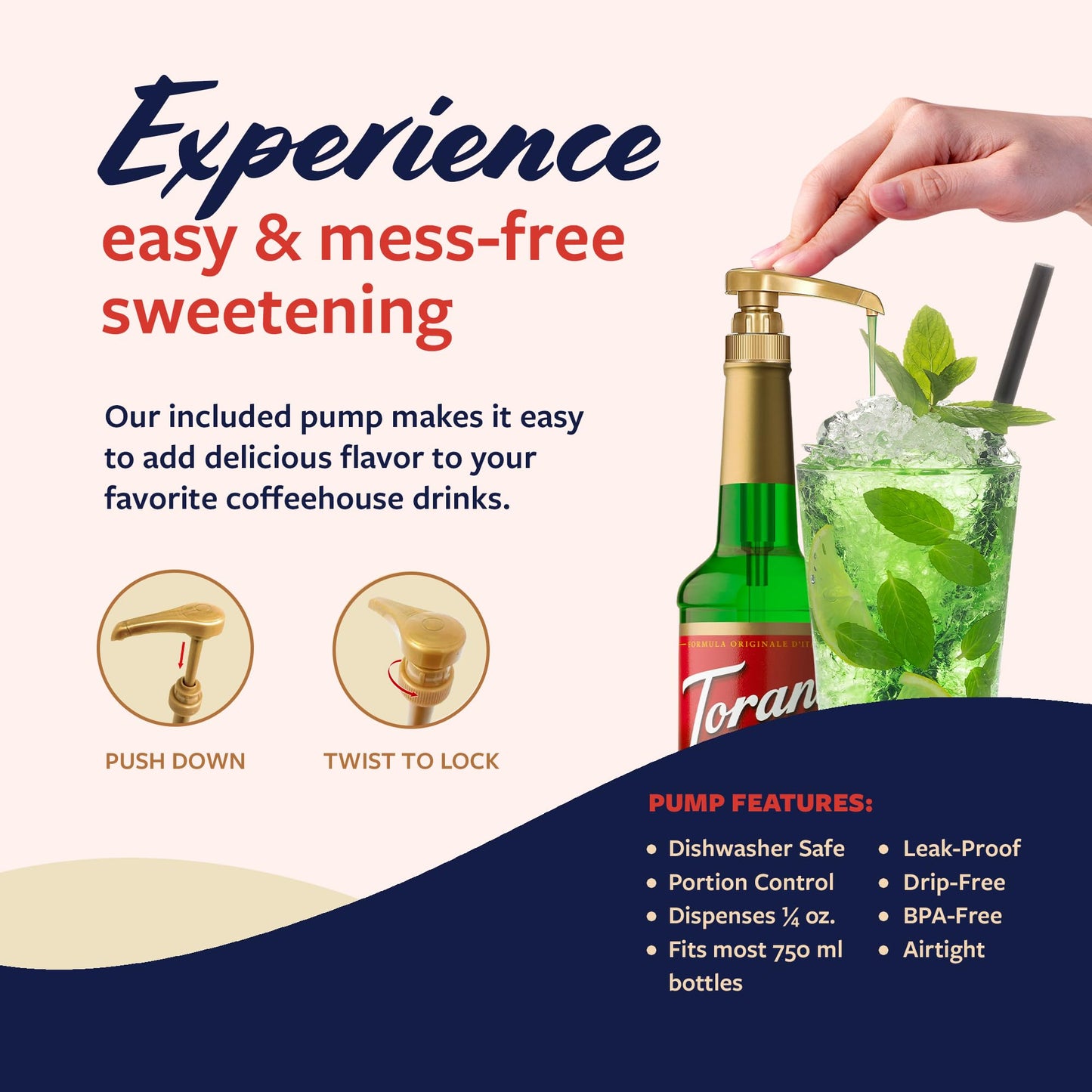 Torani Lime Syrup For Drinks, Flavoring For Iced Tea, Limeade, And Sodas, Pump Included, 25.4 Oz