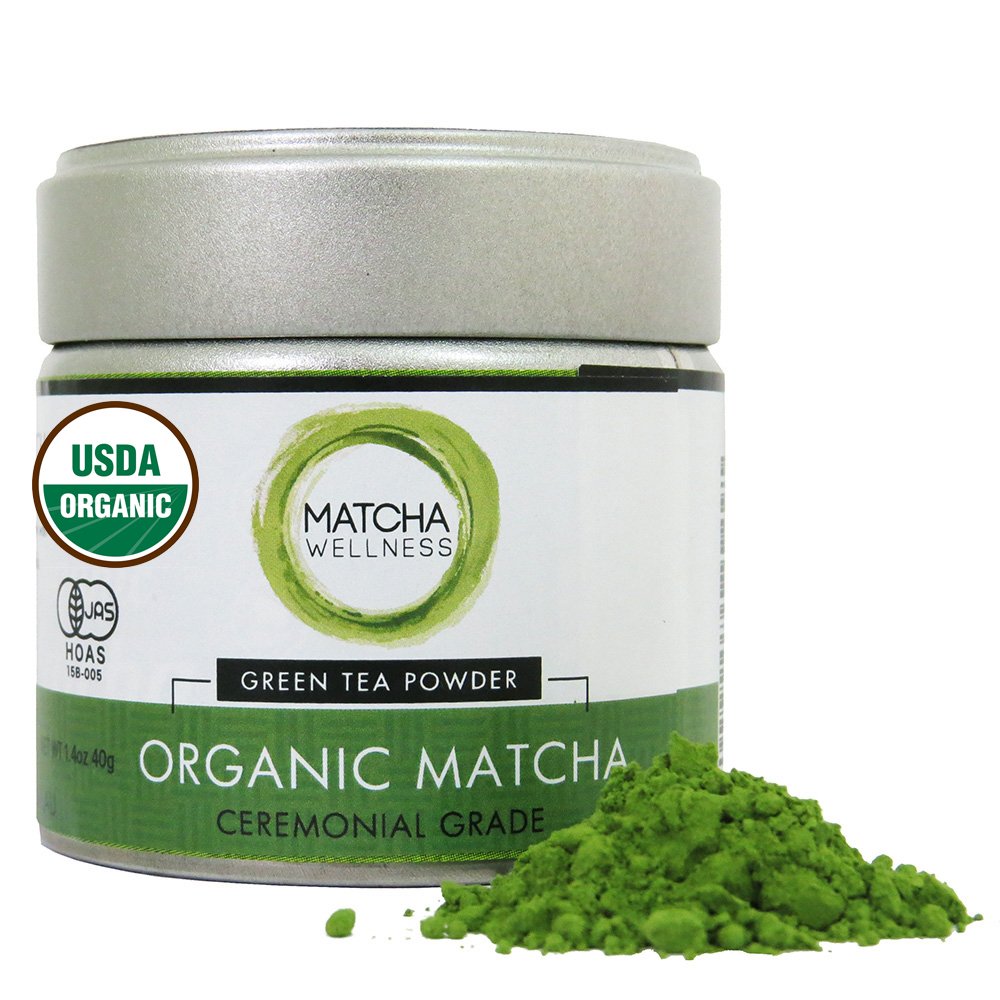 Eco Heed Matcha Green Tea Powder Organic Ceremonial Grade 1.4Oz - 1St Harvest Premium Matcha From Uji - Matcha Wellness