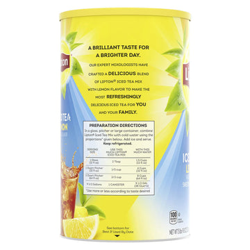 Lipton Lemon Iced Tea Mix - 100 Oz.