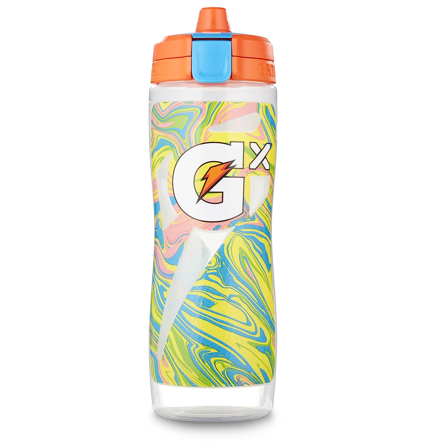 Gatorade Gx Kit Sports Drink, 30oz, Marble Neon, Model 052000051902, Plastic