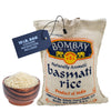 Bombay Market White Basmati Rice - Aromatic & Nutty Flavor Basmati Rice - Long Grain Rice Basmati (10 Pound Bag)