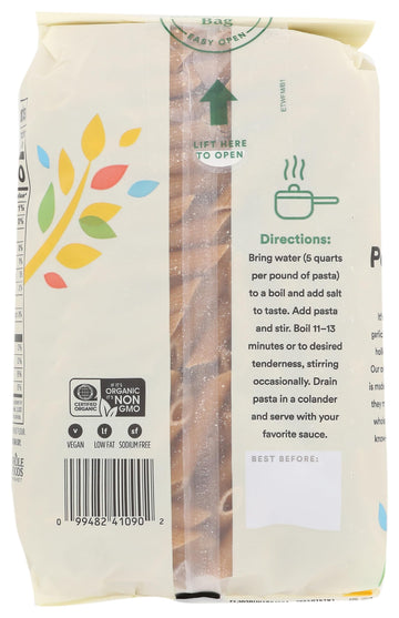 365 by Whole Foods Market Organic Whole Wheat Penne Rigate, 16 OZ, Pack of 1