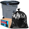 95-96 Gallon Trash Bags 2 Mil (Value-Pack 25 Bags W/Ties) Extra Large Black Trash Bags 90 Gallon, 95 Gallon, 96 Gallon, 100 Gall