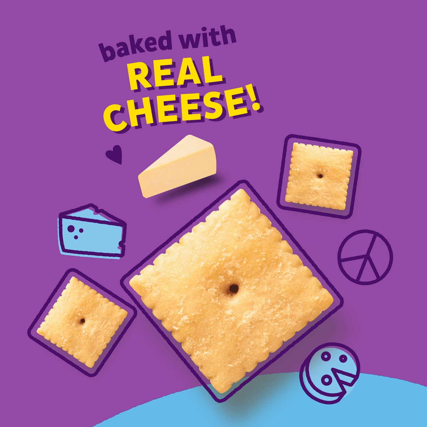 Annies Organic White Cheddar Squares Baked Snack Crackers, 7.5 Oz