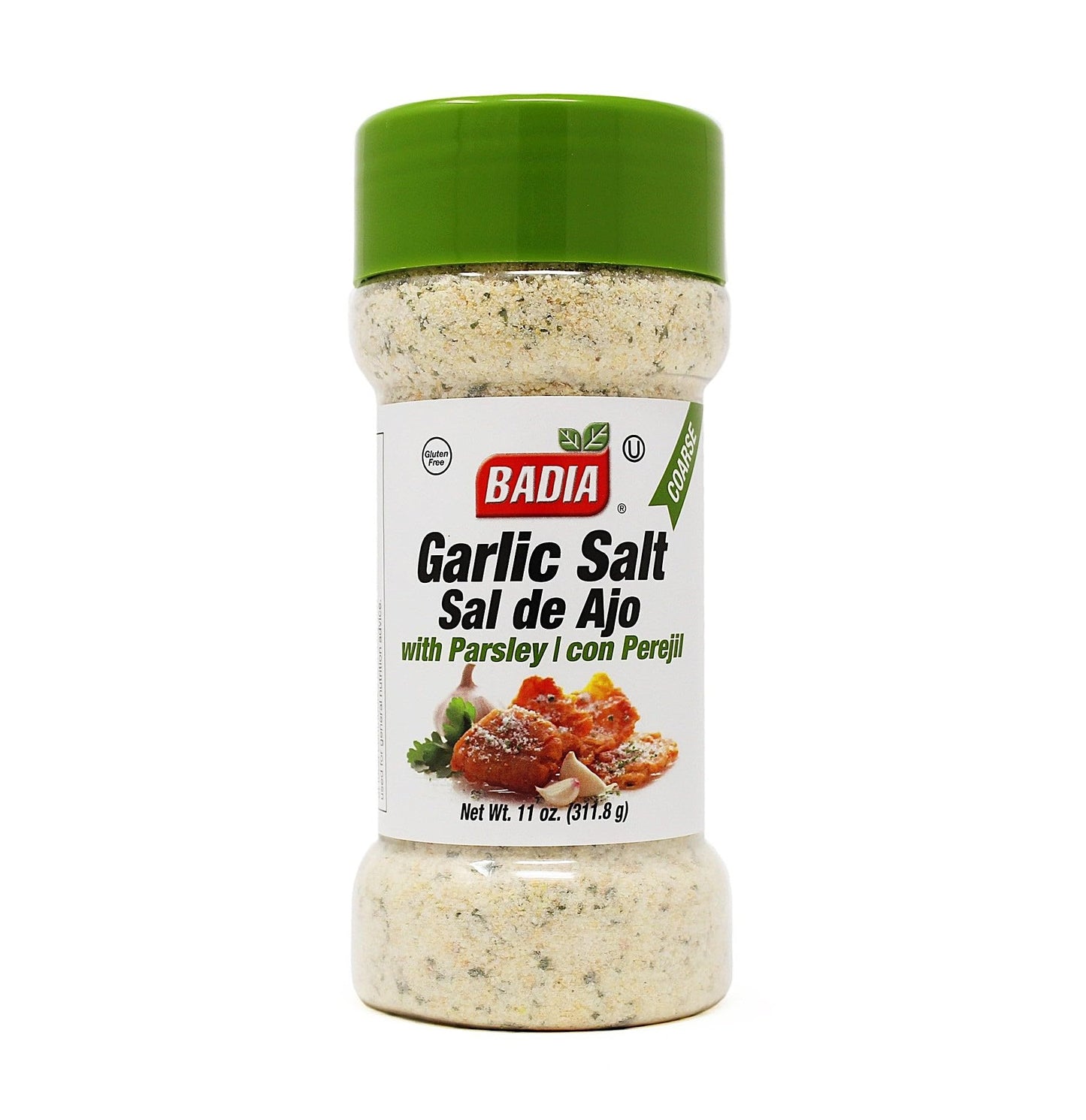 Badia Garlic Salt With Parsley 11 Oz - Savory Blend With Bold Garlic Flavor Salt & Bright Herb Finish