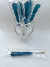 Classic Rock Candy Sticks, Sugar Rock Crystal Lollipops, Individually Wrapped (Pack Of 18, Blue Raspberry)