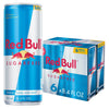 Red Bull Energy Drink Sugar Free, 8.4 oz, 6 Pack, Aluminum Cans