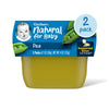 Gerber 1St Foods Baby Food, Pea Puree, Natural & Non-Gmo, 2 Ounce Tubs, 2-Pack (Pack Of 8)