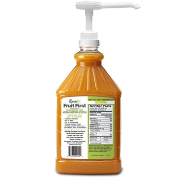 Drinkfit Fruit Smoothie | Real Fruit Puree, Low Sugar, Gluten:Free & Non:Gmo, Banana Smoothie Mix : Makes 32 Smoothies, 64 Fl Oz