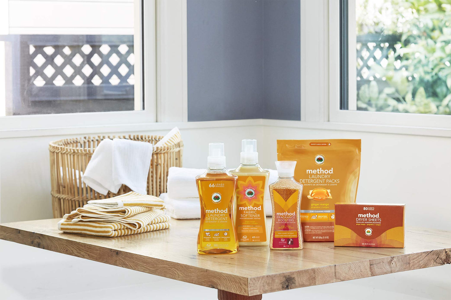 Method Laundry Detergent, Ginger Mango, 53.5 Ounces, 66 Loads