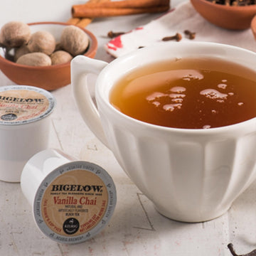 Bigelow Tea Vanilla Chai Black Tea Keurig K-Cup Pods, Caffeinated Tea Keurig Tea Pods, 24 Count Box (Pack Of 4), 96 Total K-Cup