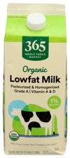 365 Everyday Value, Organic 1% Milk, 64 oz