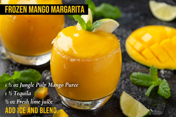 Jungle Pulp Mango Puree Costa Rica Blend, for Cocktails, Baking and Desserts -Never canned - Mix or pour into Smoothies, Daiquir