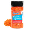 Bakerpan Orange Jimmies Sprinkles - 6 Ounces Orange Sprinkles for Cake Decorating - Edible Sprinkles for Cupcakes, Ice Cream, Ca