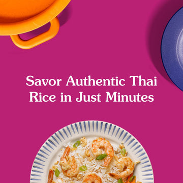 BEN S ORIGINAL Ready Rice Jasmine Rice, Easy Dinner Side, 8.5 OZ Pouch (Pack of 6)