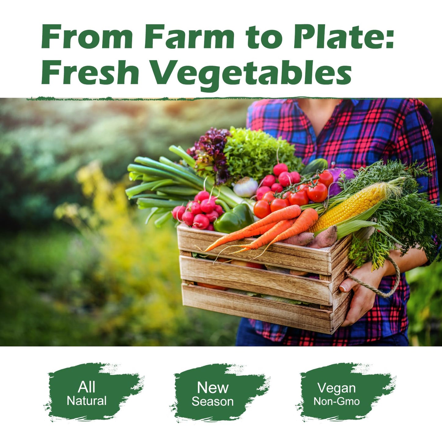 Jayuss Ramen Toppings Dehydrated Kimchi Vegetable Flakes, Dehydrated Vegetable Toppings For Ramen Noodles, All Natural, Gluten F