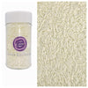 Sentovac Edible White Jimmies Sprinkles for Cake Decorating Baking | Cupcake Cookie and Ice Cream Toppers Cake Decorations| Cele