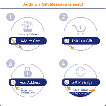 Wine Country Gift Baskets Festive Tower of - Model 326 - Blue Color