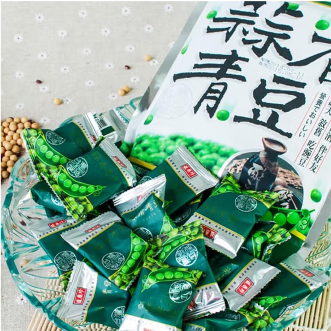Garlic Green Peas 240G/8.46Oz Pack Of 4