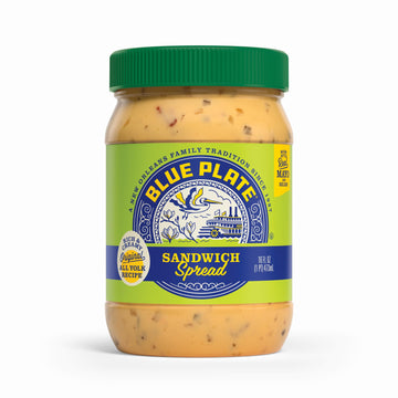 Blue Plate Mayonnaise Sandwich Spread, 16 Fl Oz Jar, Creamy Flavor, Perfect for Sandwiches and Dips