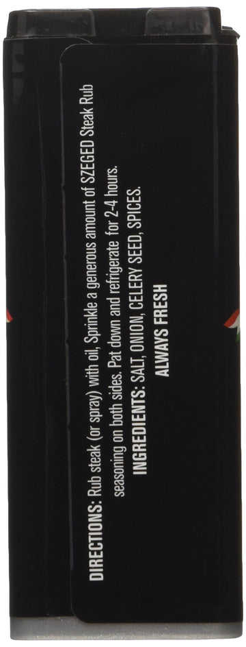 Szeged Steak Rub - Gourmet Seasoning Blend, 10 Ounce (Pack of 1)