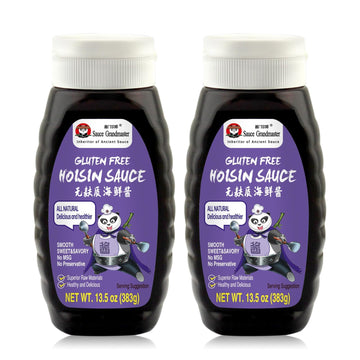 Gluten Free Hoisin Sauce, Exclusive Formula, The Soul of Asian Flavors, Low Sodium Vegan, No Preservatives, Tips for Simmered, M