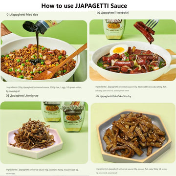 Korean Chapa-Getti Sauce - Multi-Purpose Black Bean Sauce For Barbecue, Stir-Fry, Noodles, And Rice - Authentic Korean Flav