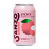 Sanzo Flavored Sparkling Water - Lychee (Berry), 12-Pack - Carbonated Drink Made With Real Fruit And Sugar-Free - Non-Gmo, Glute