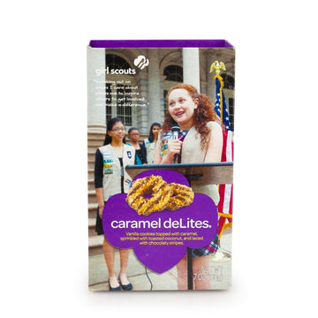 Girl Scout Caramel Delites Cookies 7 Ounce Box