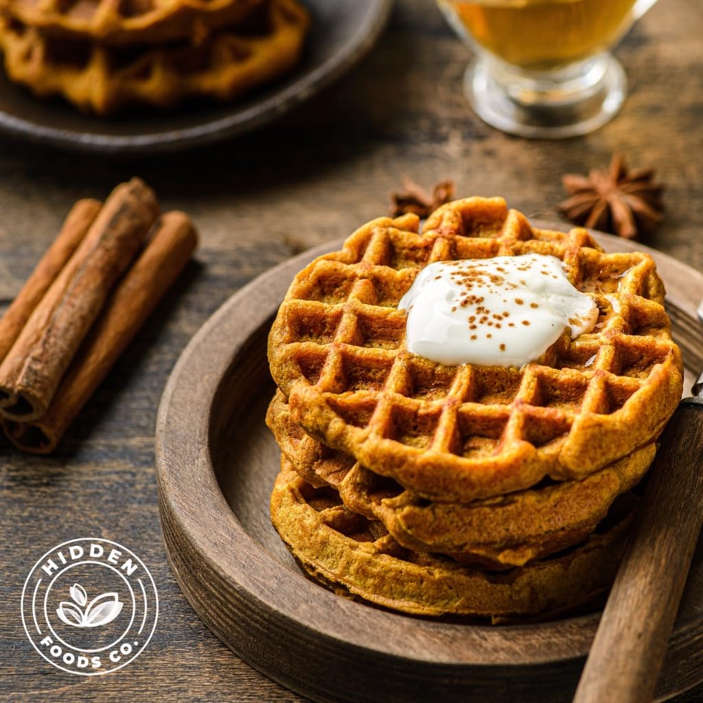 Hidden Foods Cinnamon Pancake Golden Brown Monk Fruit Cinnamon Bun Pancake - Fiber And Protein Churro Pancake Mix With Wheat & O