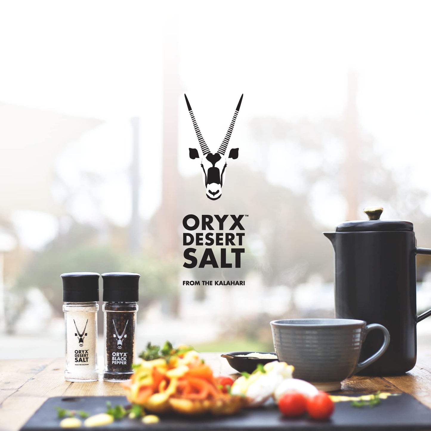 Oryx Black Pepper Grinder - 1.26Oz - Manual Refillable Grinder With Enhanced Whole Black Peppercorns From Madagascar - Perfect For Home Cooking & Gourmet Meals - Refillable Reusable +20X Grinder Head