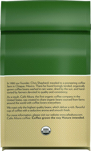 Cafe Altura Organic Coffee, Viennese Blend, Whole Bean, 1.25 Pound