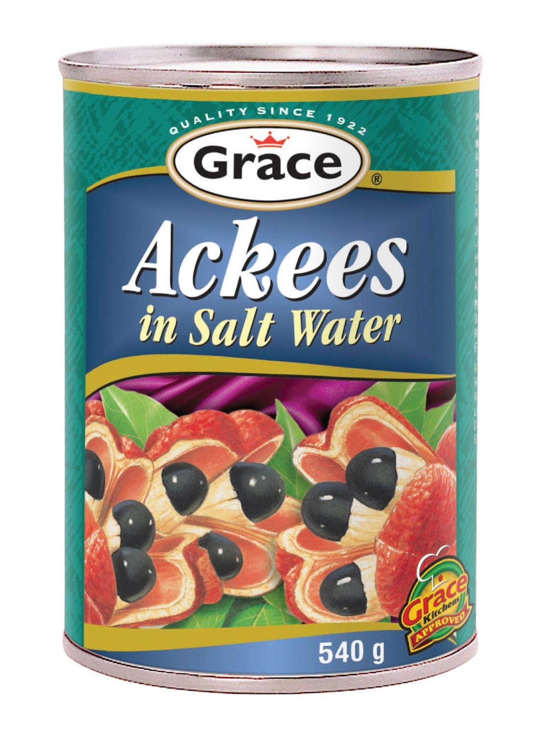 Grace Ackee 19oz - Ackee Jamaican Canned - Perfect for Ackee & Salted Cod Fish - Ackee Saltfish Dish - Combine with your Jamaica