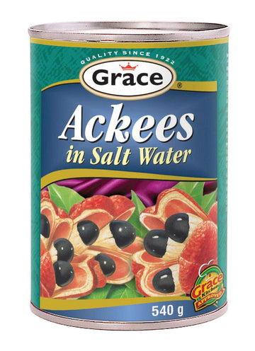 Grace Ackee 19oz - Ackee Jamaican Canned - Perfect for Ackee & Salted Cod Fish - Ackee Saltfish Dish - Combine with your Jamaica