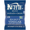 Kettle Brand Potato Chips, Sea Salt & Vinegar Kettle Chips, Snack Bag, 1.5 Oz (Pack Of 24)