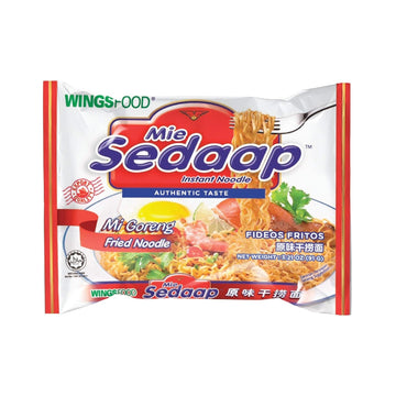 Wingsfood Sedaap Instant Noodles, Mie Goreng Flavor, Halal Certified, Pack of 10, 3 OZ