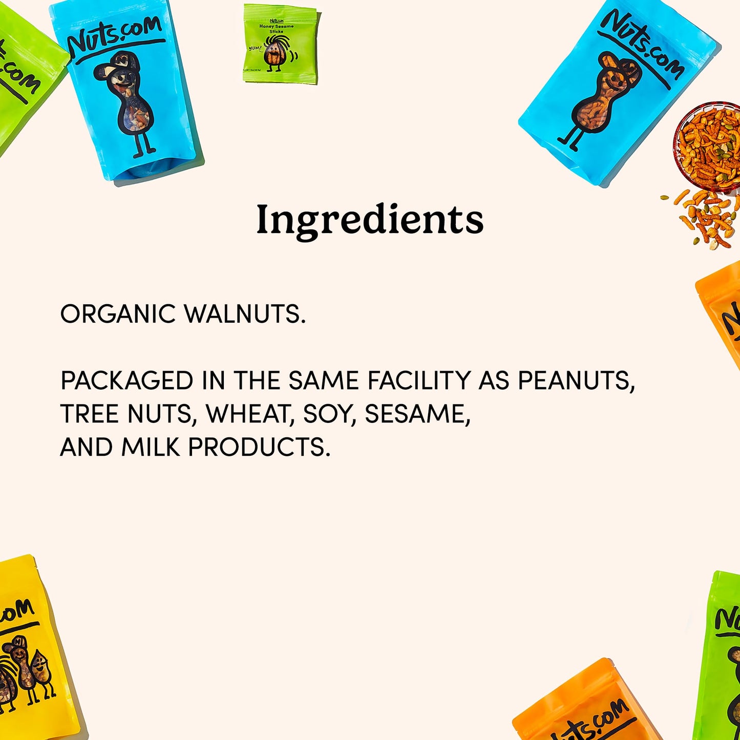 Nuts.Com - Organic Walnuts (Raw, No Shell) - Healthy Snack For Adults & Kids, Nutty & Slightly Sweet Flavor, Good Source Of Prot