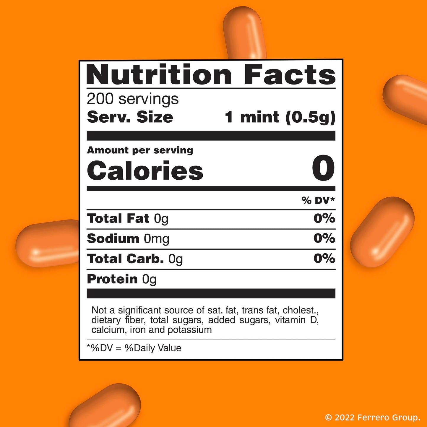 Tic Tac Orange Flavored Mints, 8 Count, 3.4 Oz Each, On-The-Go Refreshment, Model 10009800002938