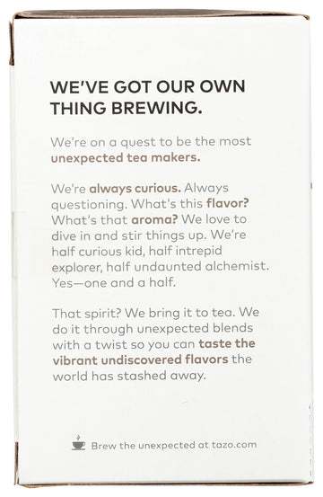 Tazo Tea Bags For A Bold Flavored Tea Black Tea Highly Caffeinated Tea 20 Ct