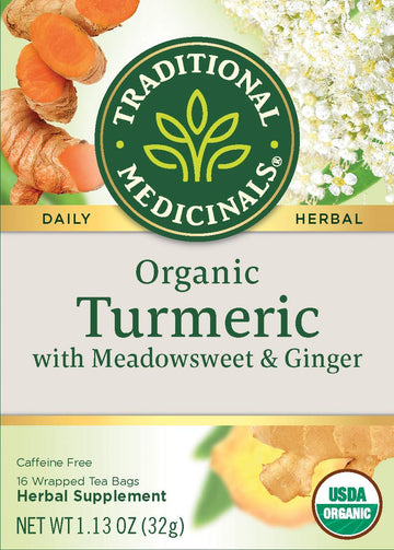 Traditional Medicinals Tea,Og2,Turm W/Mdwswt&Gn 16 Count (Pack Of 6)
