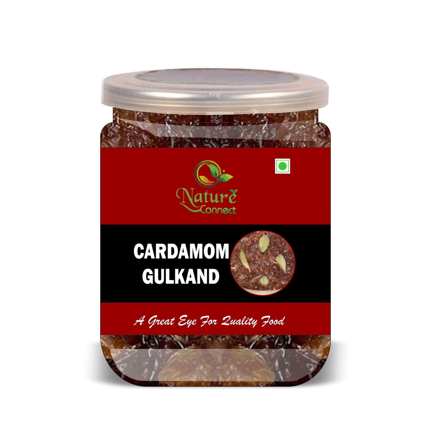 NATURE CONNECT Cardamom Gulkand 300 Gram Airtight Container