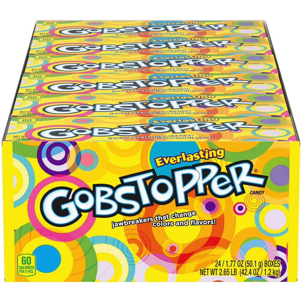 gobstoppers candy Pack of 24 Fruit 42.48 Ounce 1.77 Ounce (Pack of 24)