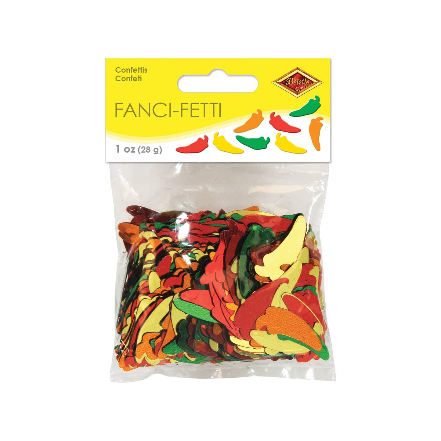Fanci-Fetti Chili Peppers (Gd/G/O/R) Party Accessory (1 Count) (1 Oz/Pkg)
