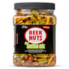 BEER NUTS Cantina Mix Snack Jar, Twang Seasoned Peanuts & Chili Lime Insane Grain, 12oz Resealable Jar