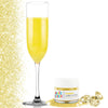 Sweets & Treats Boutique Edible Glitter for Cakes & Drinks, Sunray Yellow, Perfect for Decorations and Cocktails
