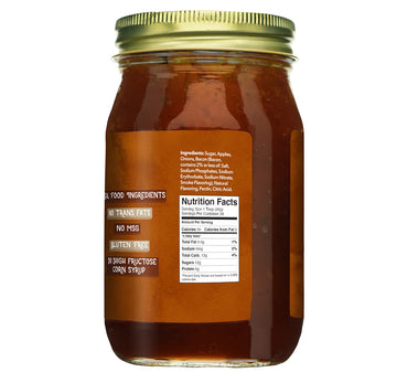 Green Jay Gourmet Bacon Jam - Classic Spread for Burgers Sandwiches Toast Charcuterie - Sweet & Savory Flavoring for Meat Cuts Poultry Dressing - Zero Trans Fat No MSG Gluten-Free - 20 Ounces