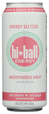 HIBALL ENERGY Watermelon Mint Sparkling Energy Water, 16 FZ